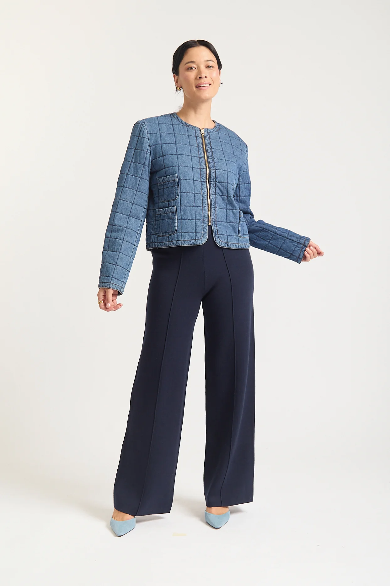 Agnes Jacket In Denim - Image 5