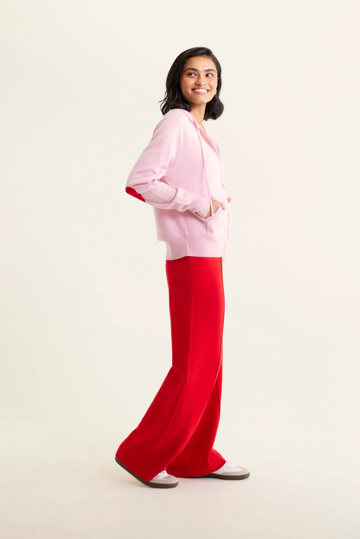 Amber Cashmere Hoodie In Blossom - Image 4