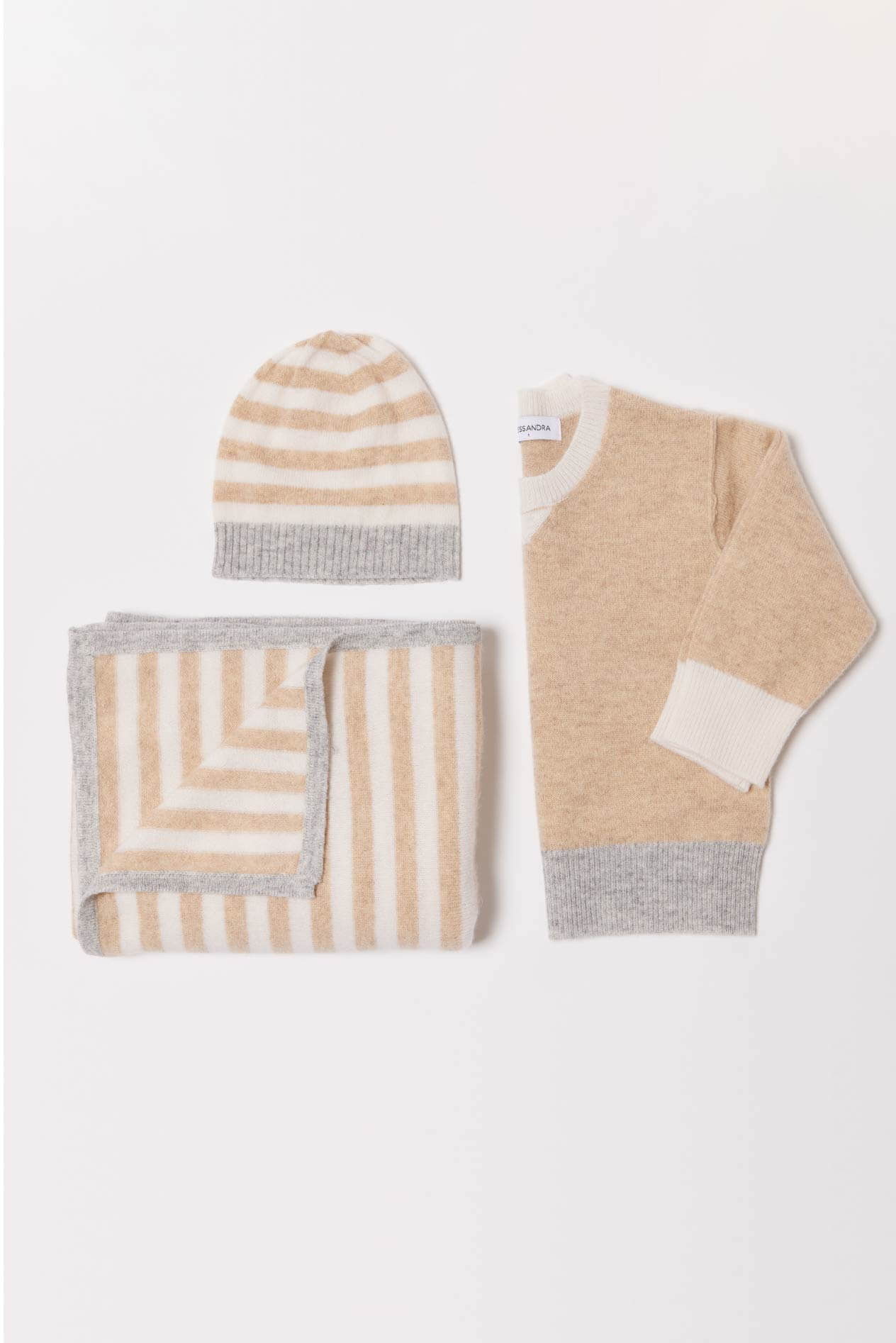 Baby Cashmere Sweater in Muesli - Image 2