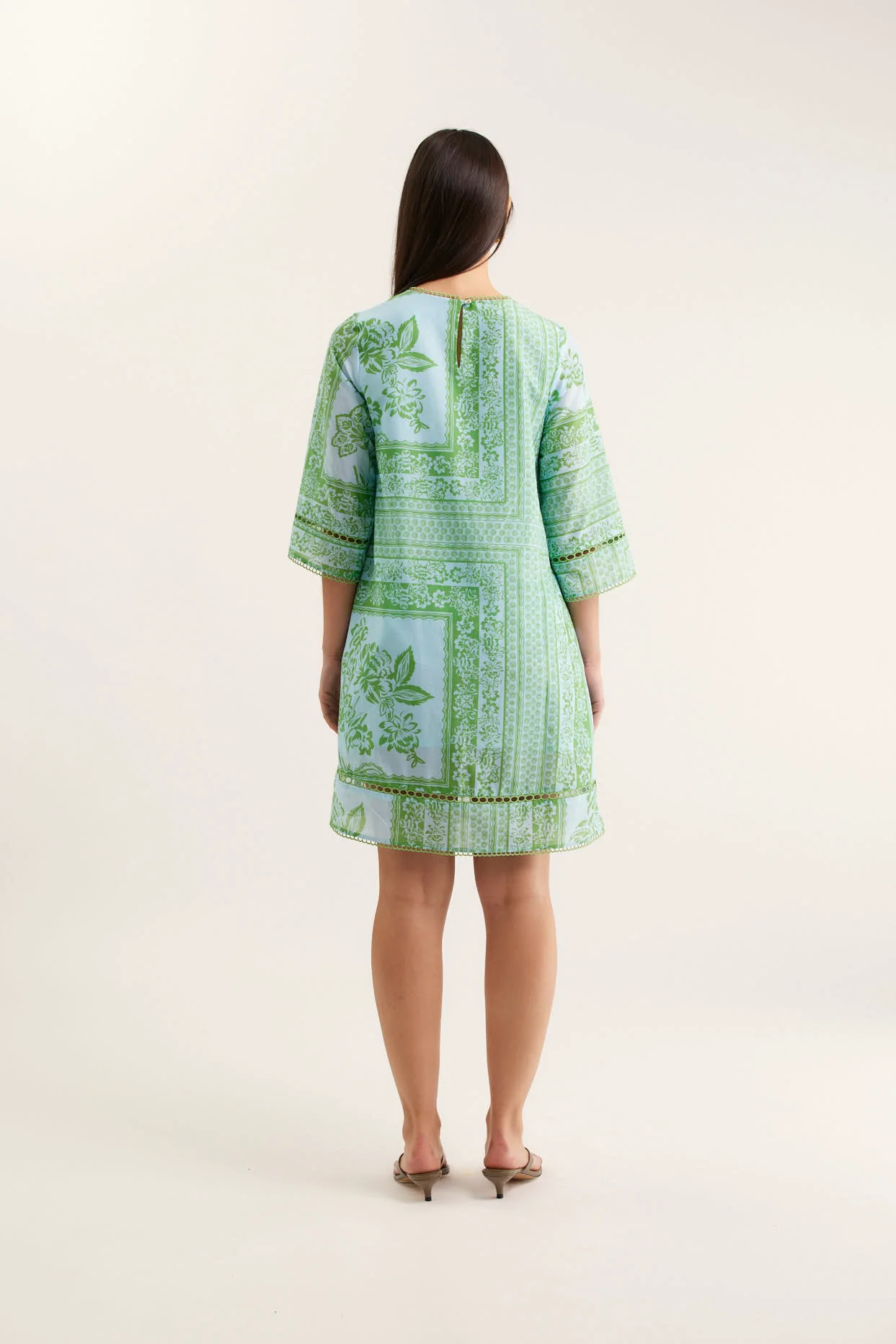 Claire Dress In Florentine Print - Image 4