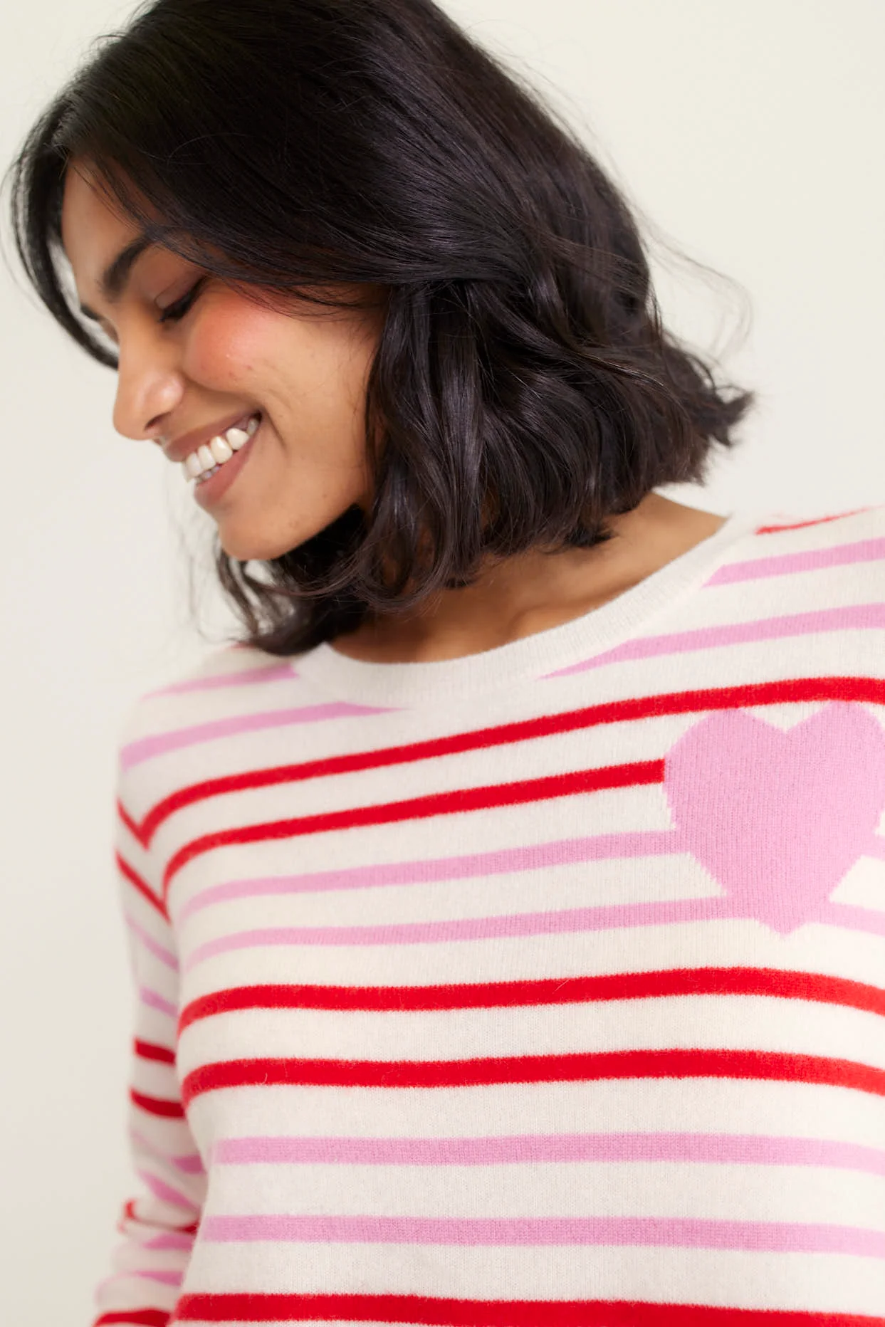 Ellis Cashmere Sweater In Fairy - Image 2