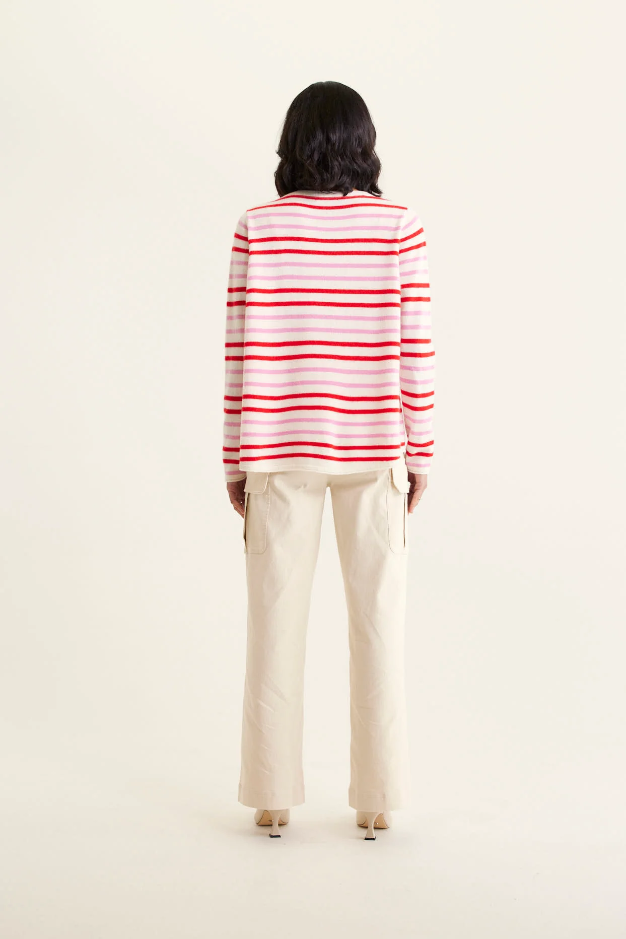 Ellis Cashmere Sweater In Fairy - Image 3