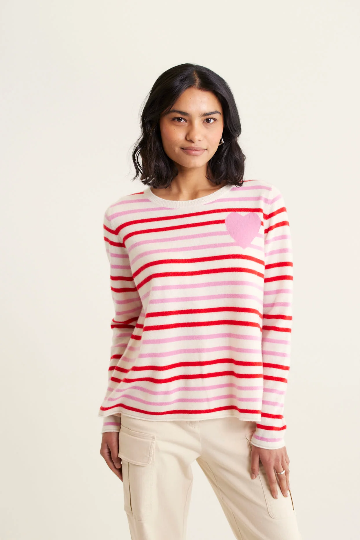 Ellis Cashmere Sweater In Fairy - Image 4