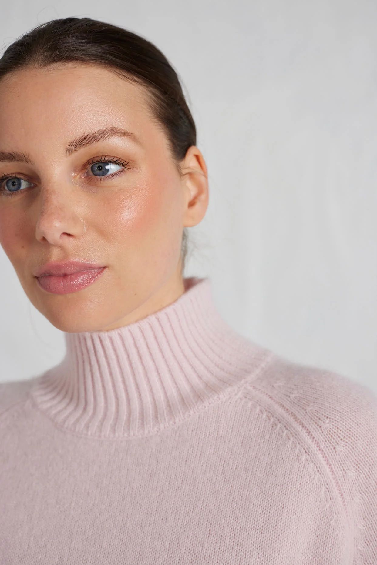 Fifi Polo Cashmere Sweater in Nurture - Image 3