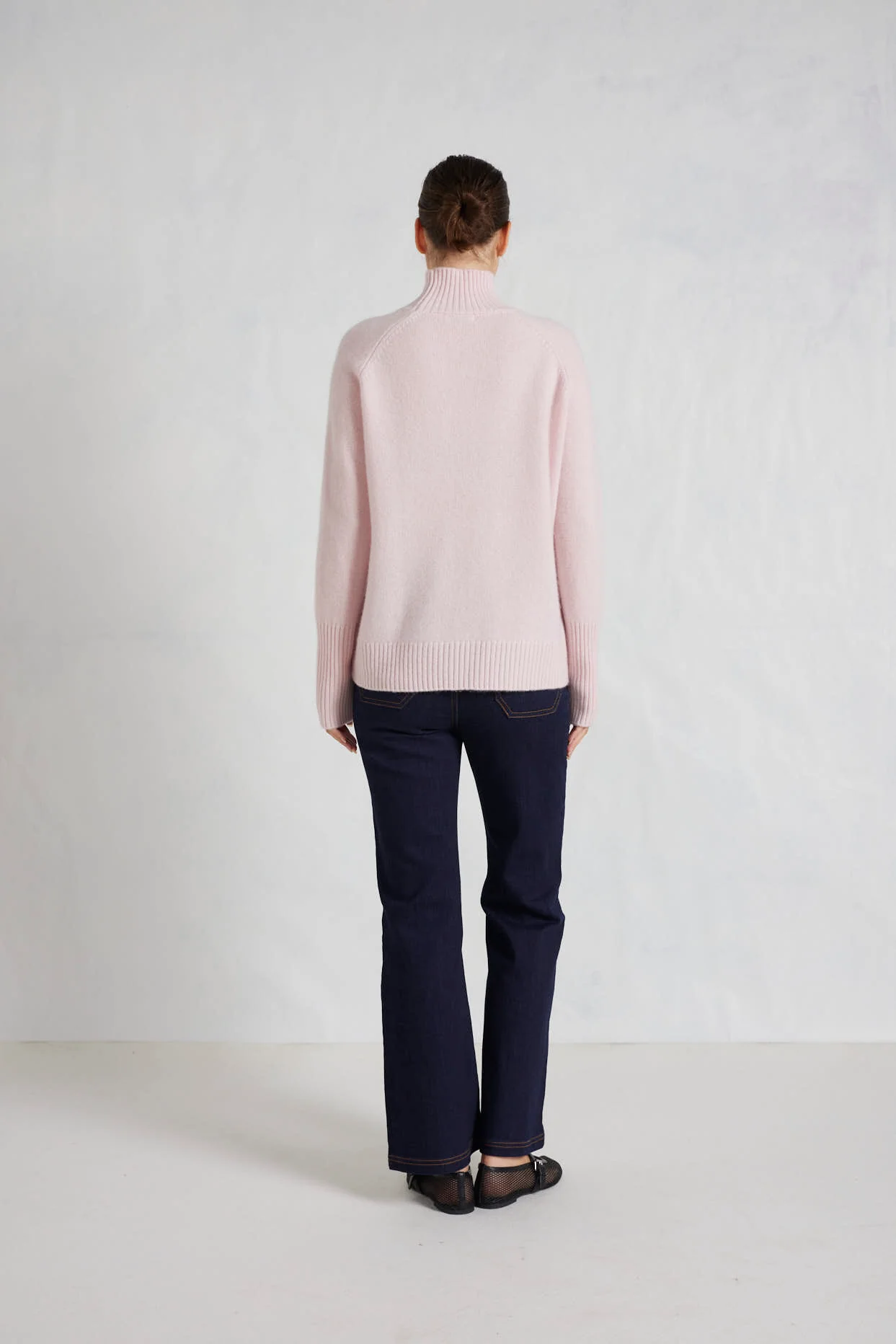 Fifi Polo Cashmere Sweater in Nurture - Image 5
