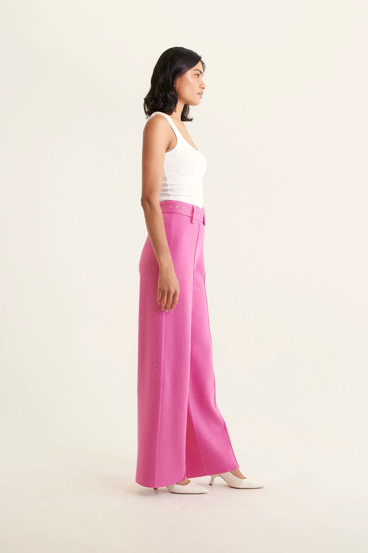Hamilton Crepe Knit Pant In Lolly - Image 5