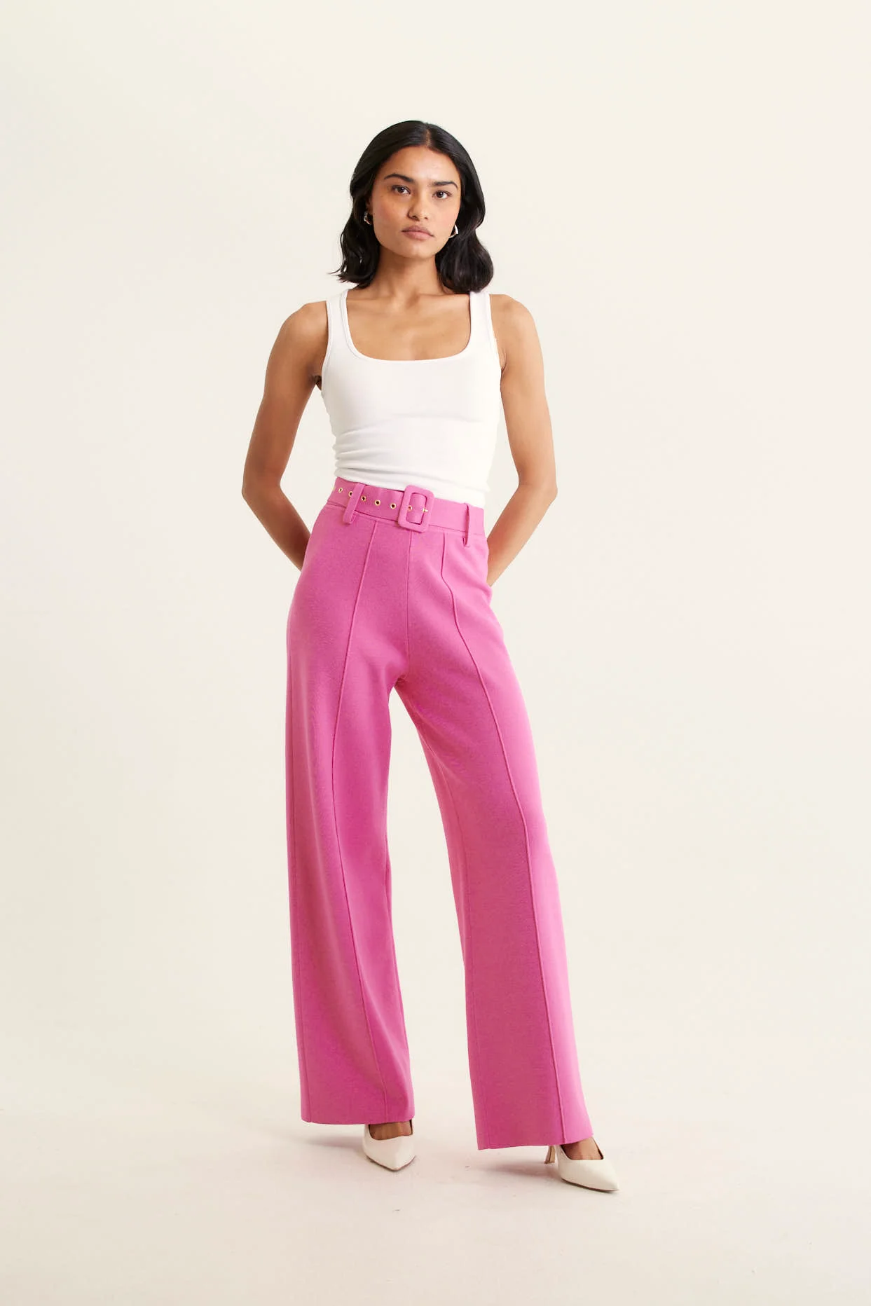 Hamilton Crepe Knit Pant In Lolly - Image 6