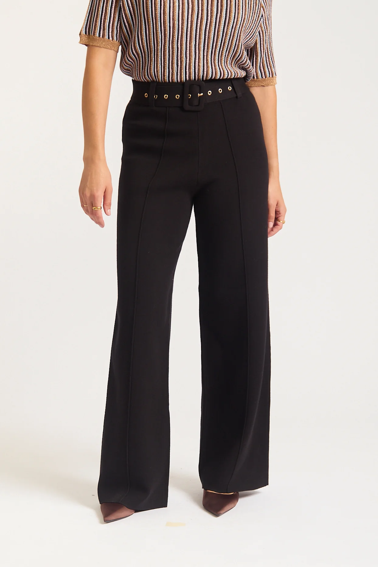Hamilton Crepe Pant  In Black - Image 3