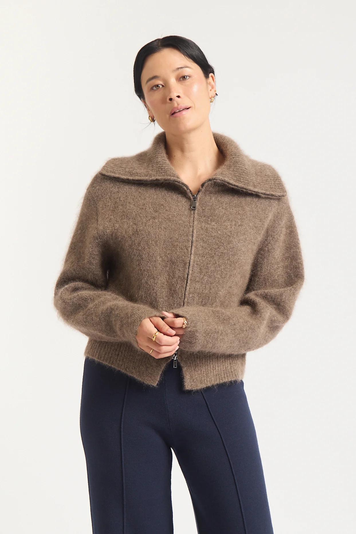 June Jacket  In Mushroom - Image 3