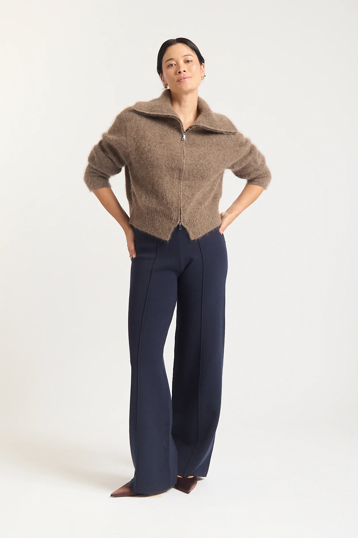 June Jacket  In Mushroom - Image 5