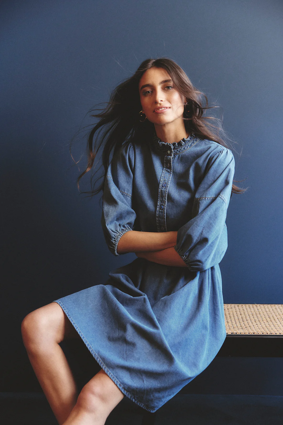 Lume Denim Dress - Image 2