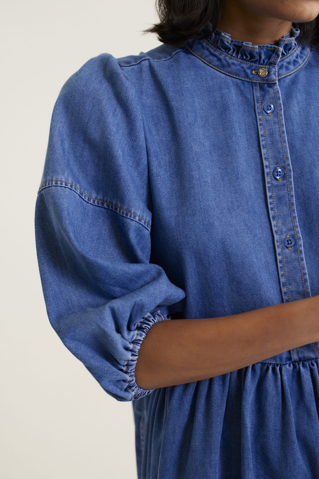 Lume Denim Dress - Image 3