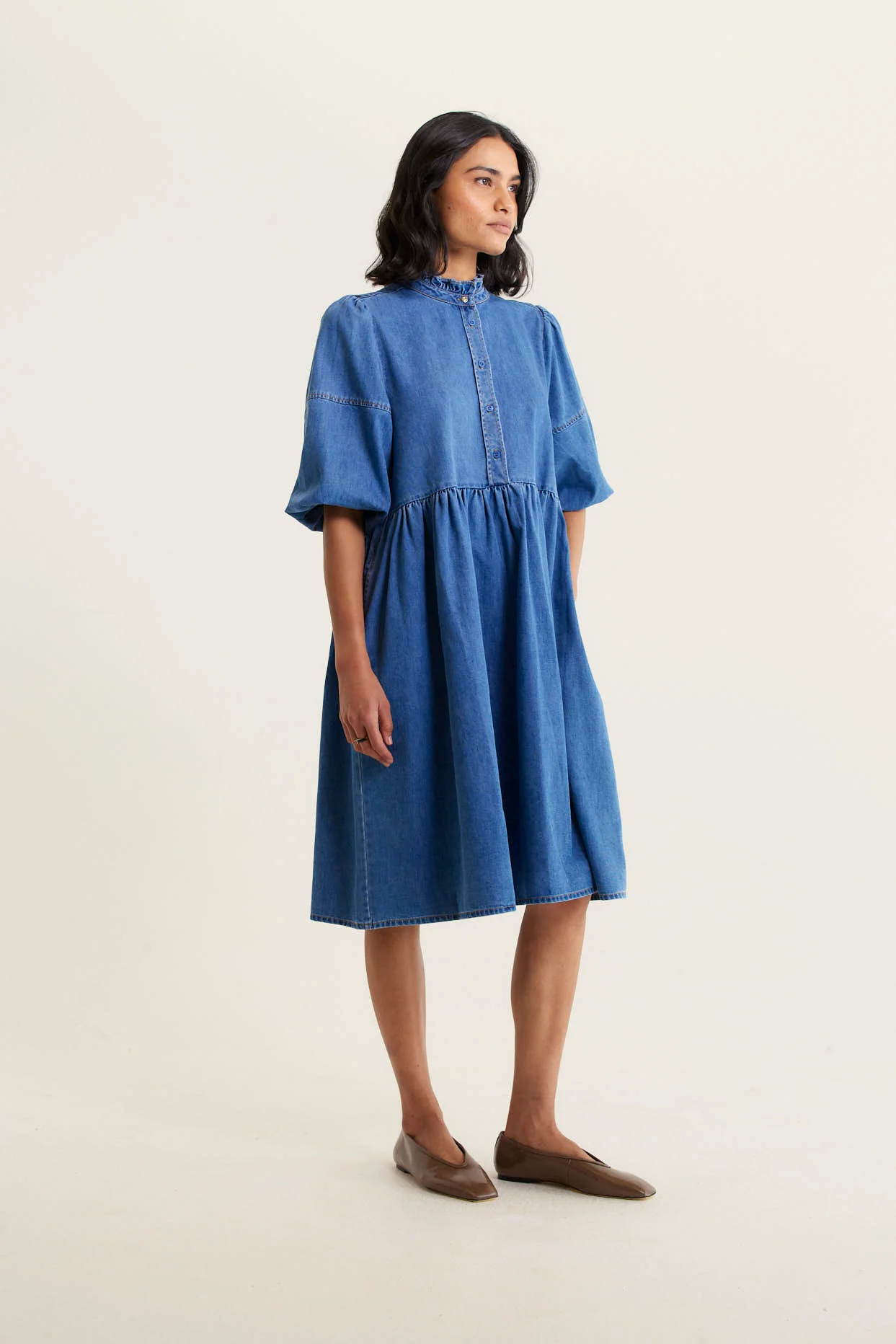 Lume Denim Dress - Image 4