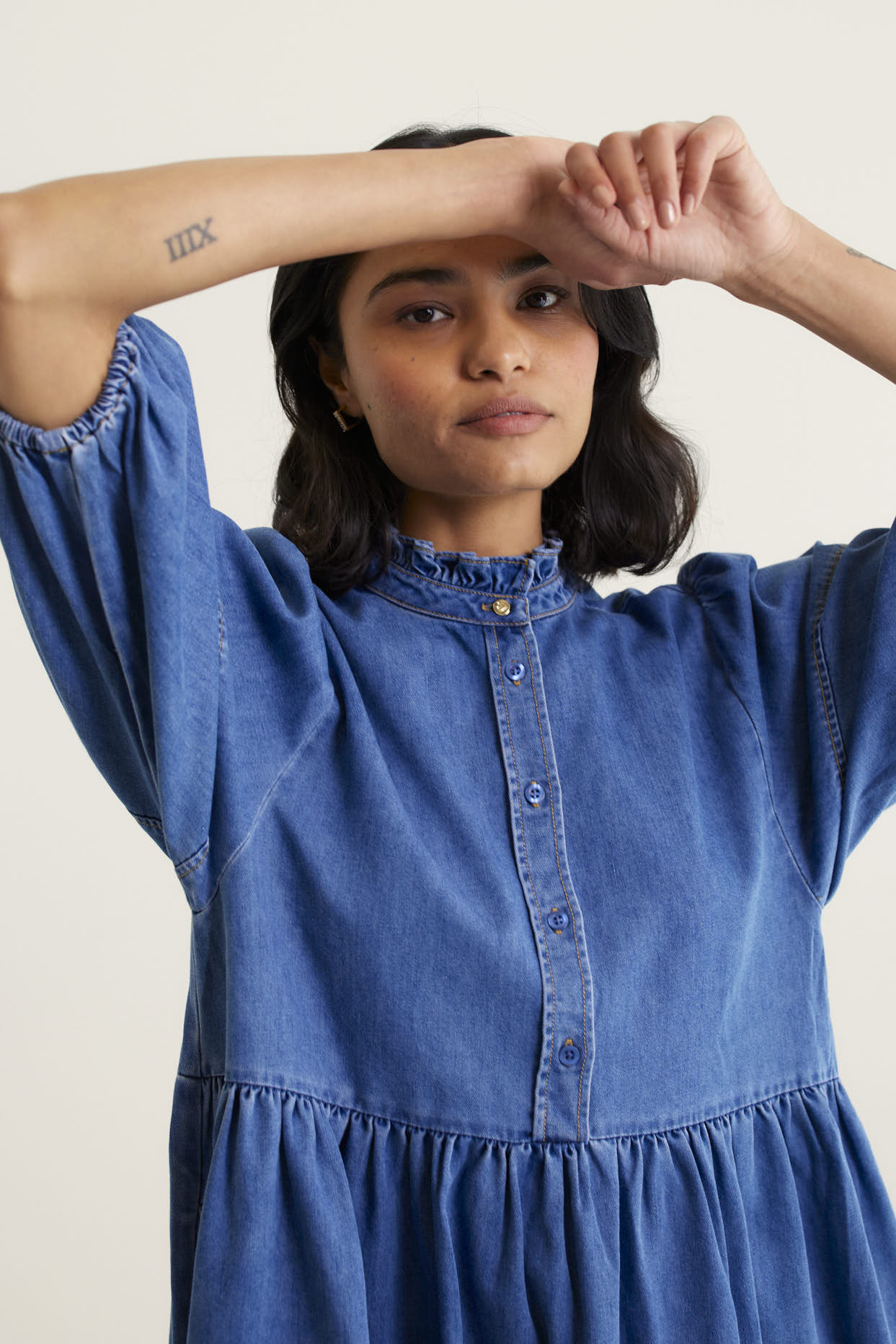 Lume Denim Dress - Image 5