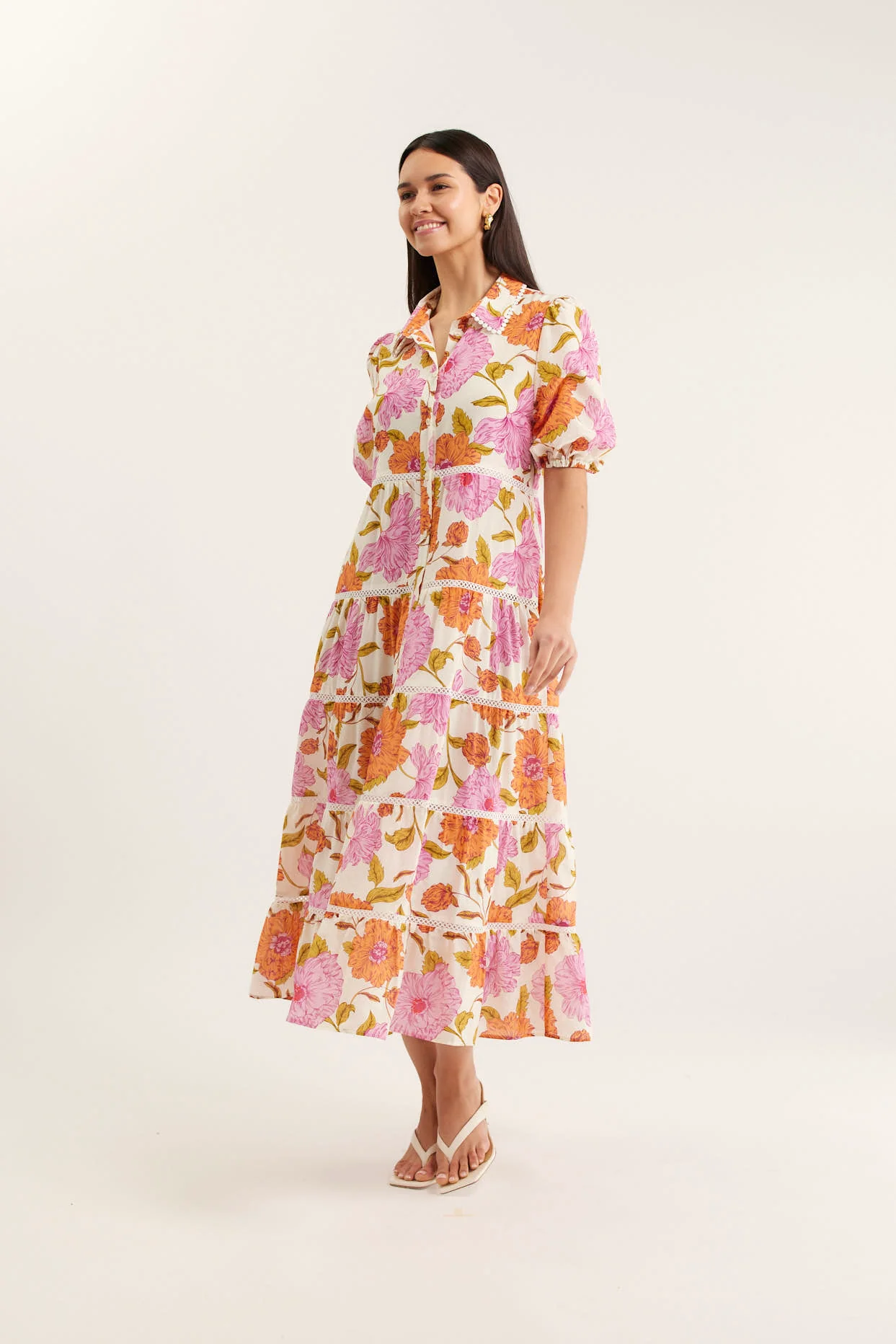 Marlow Calypso Dress In Pink - Image 4