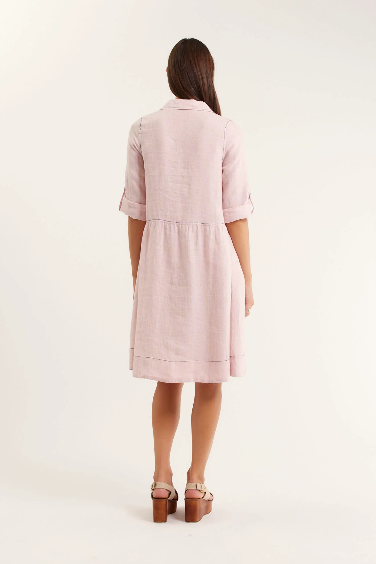 Maxine Dress In Strawberry Stripe - Image 3