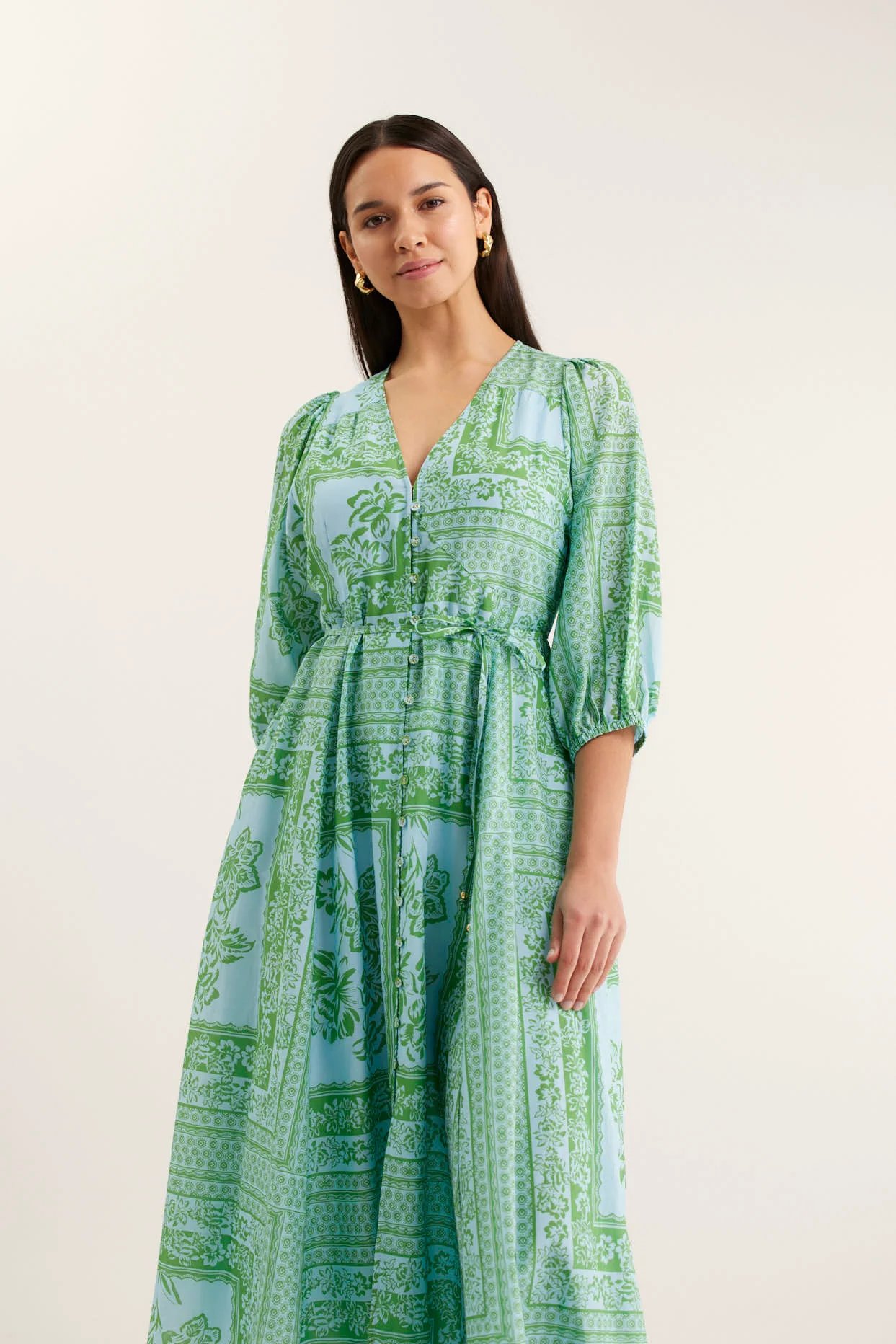 Maya Dress In Florentine Print - Image 2