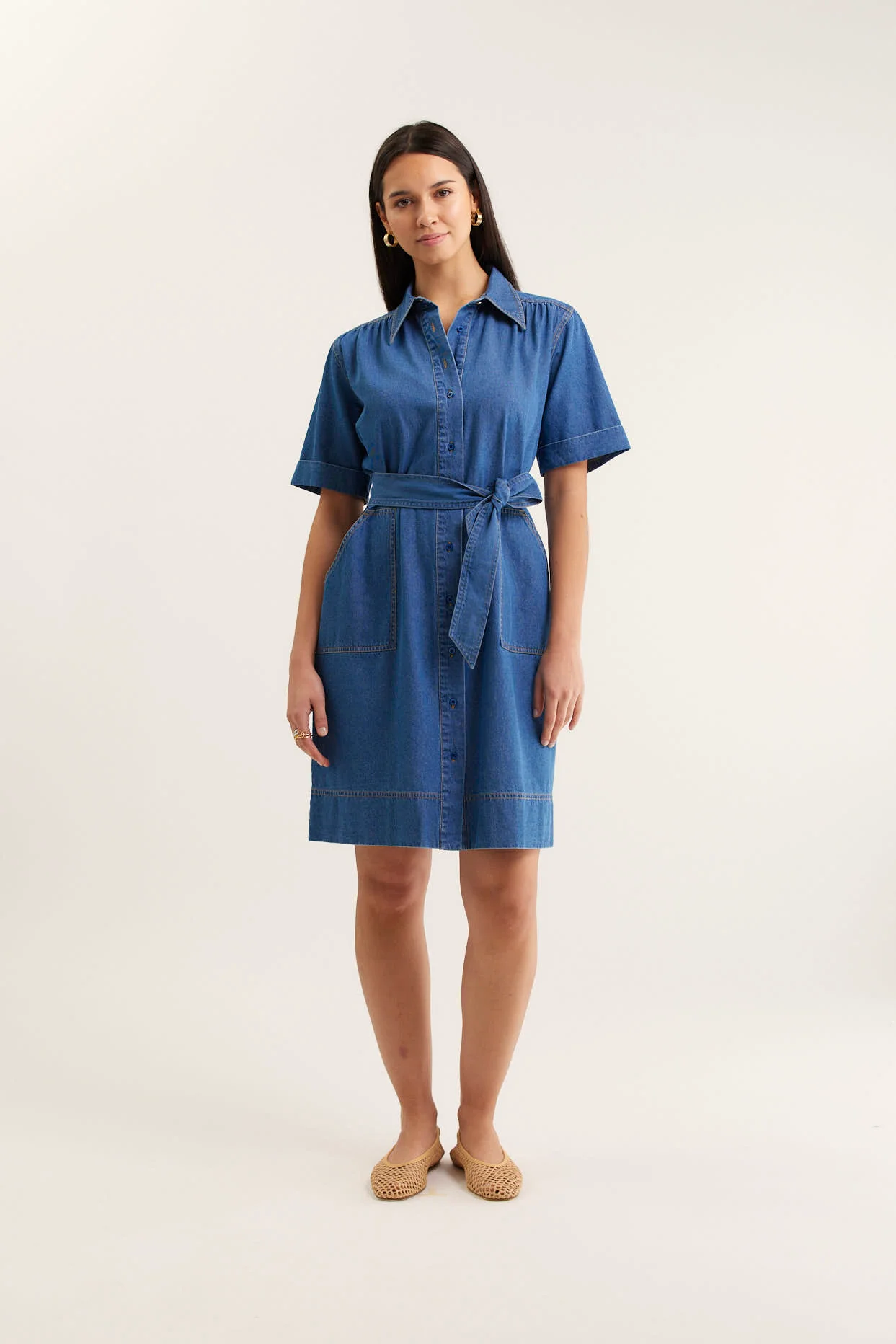 Odyssey Denim Dress - Image 2