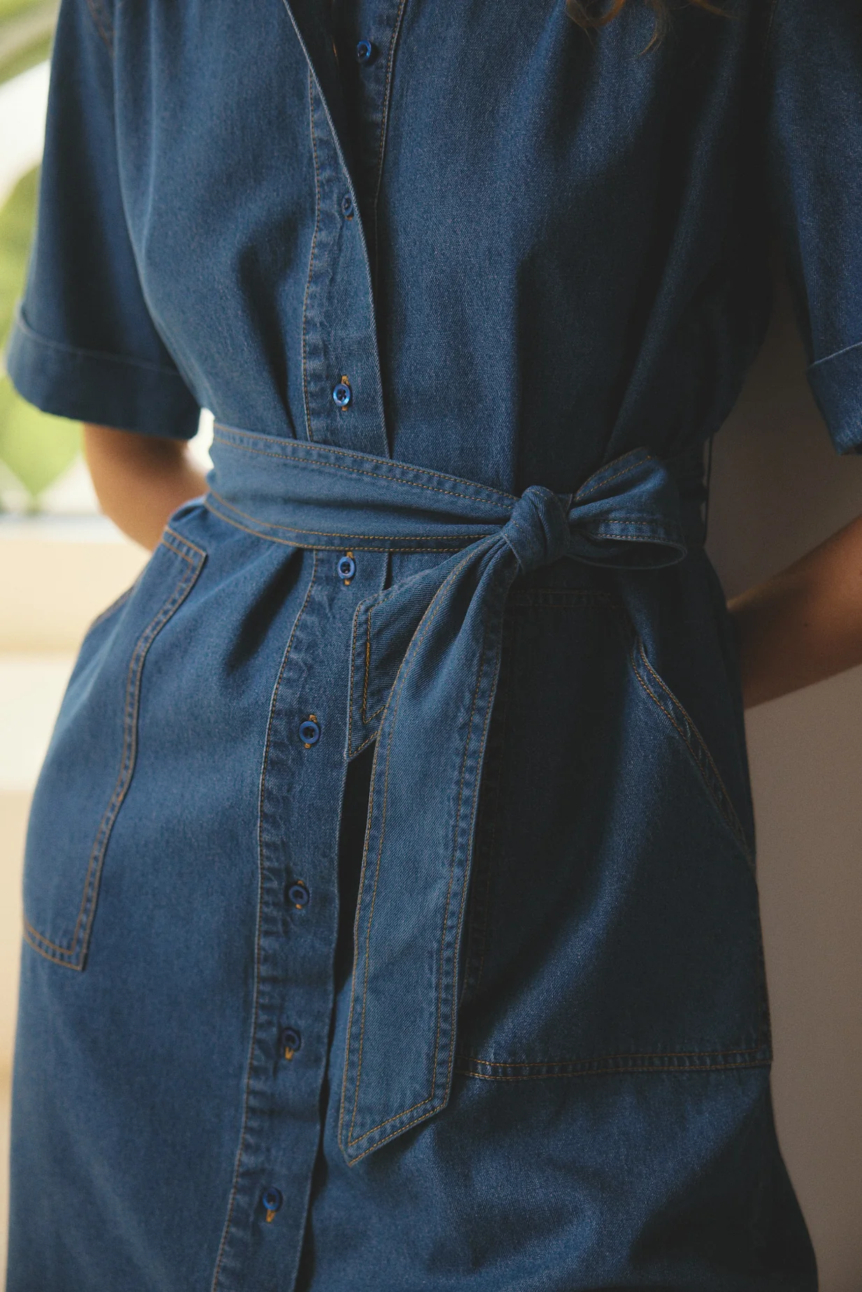Odyssey Denim Dress - Image 3