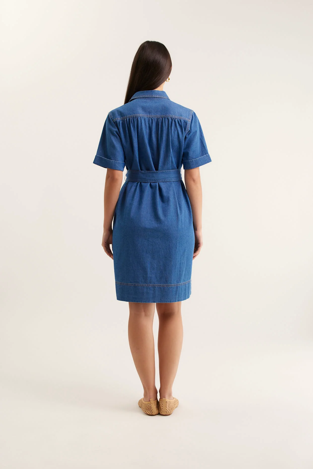 Odyssey Denim Dress - Image 4