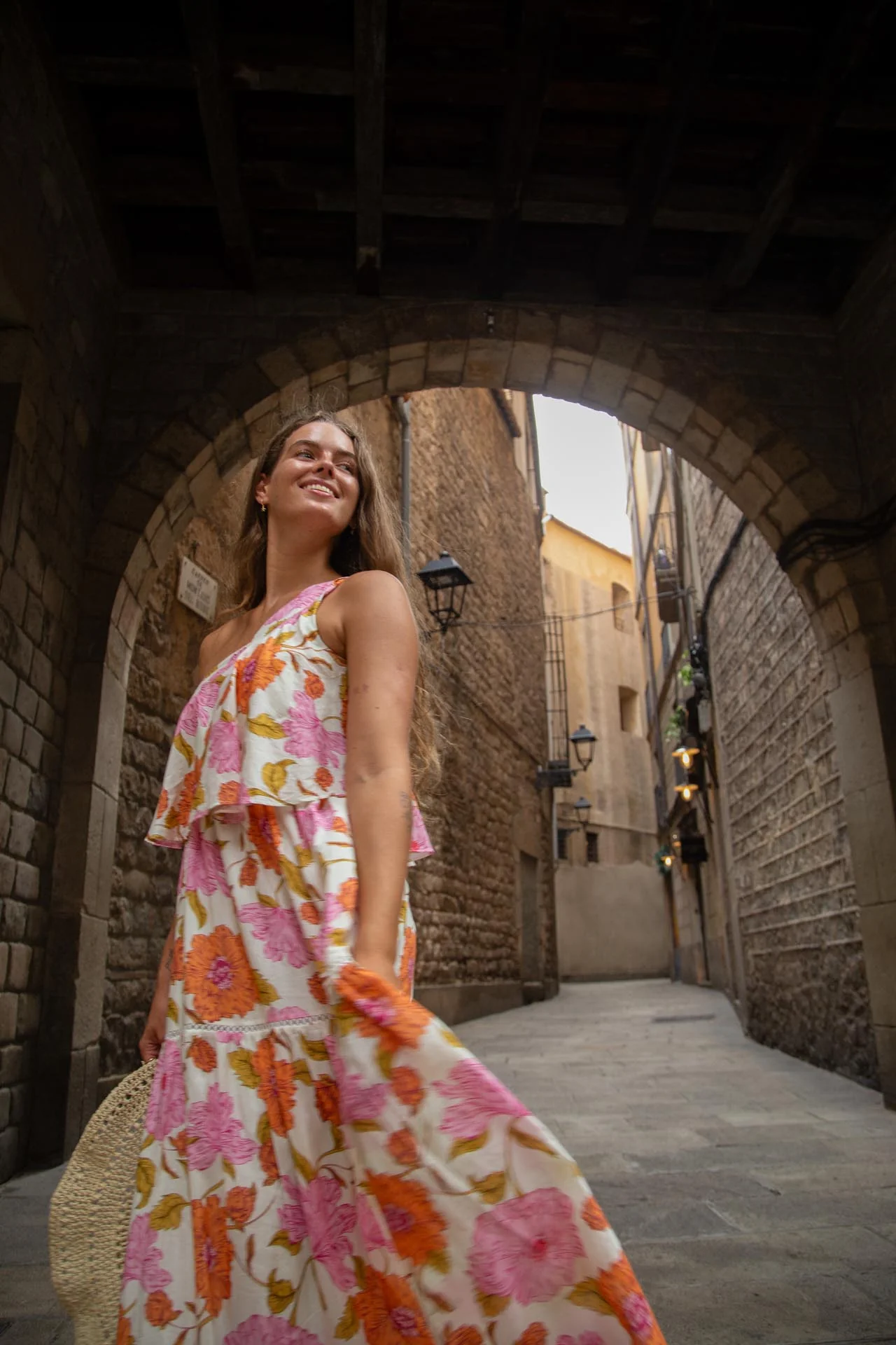 Olympia Calypso Dress In Pink - Image 2