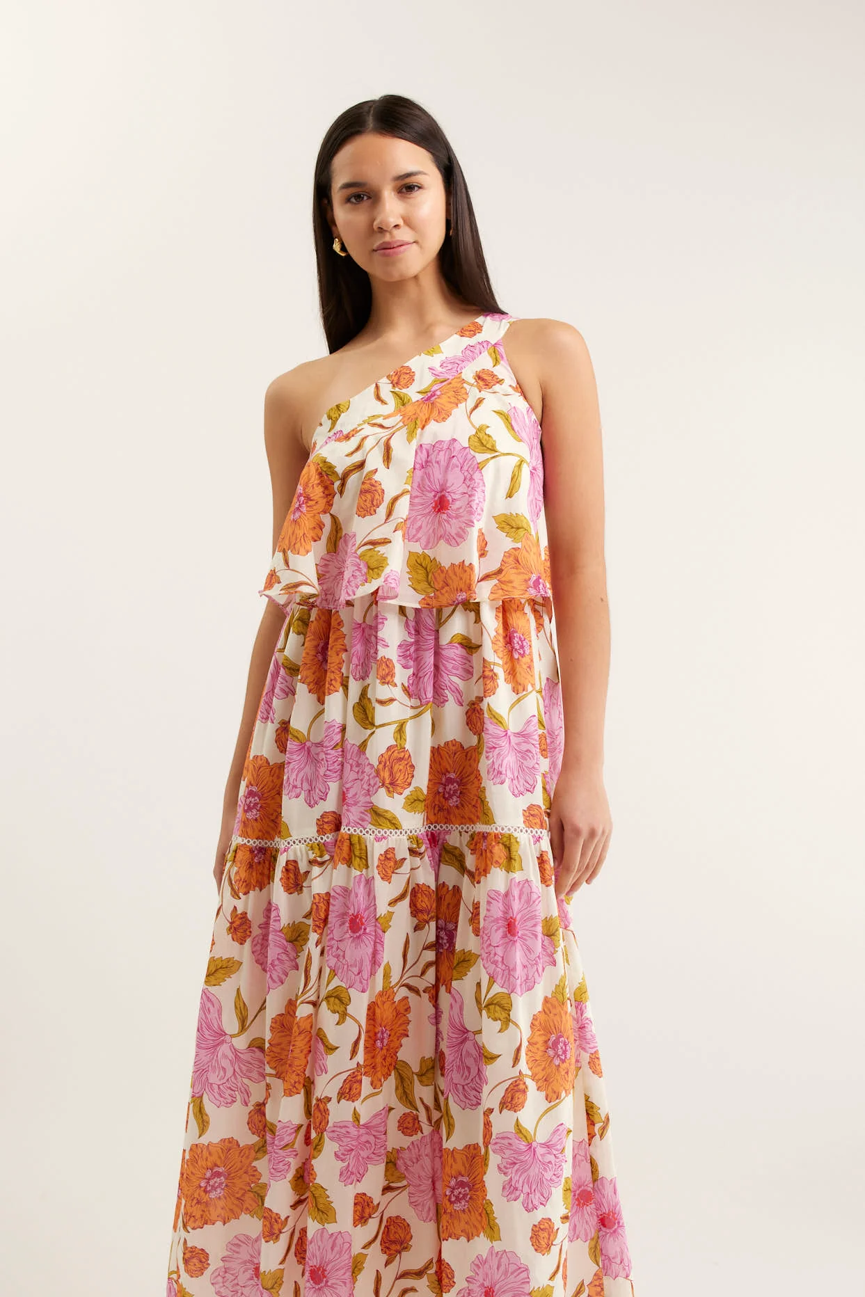 Olympia Calypso Dress In Pink - Image 3