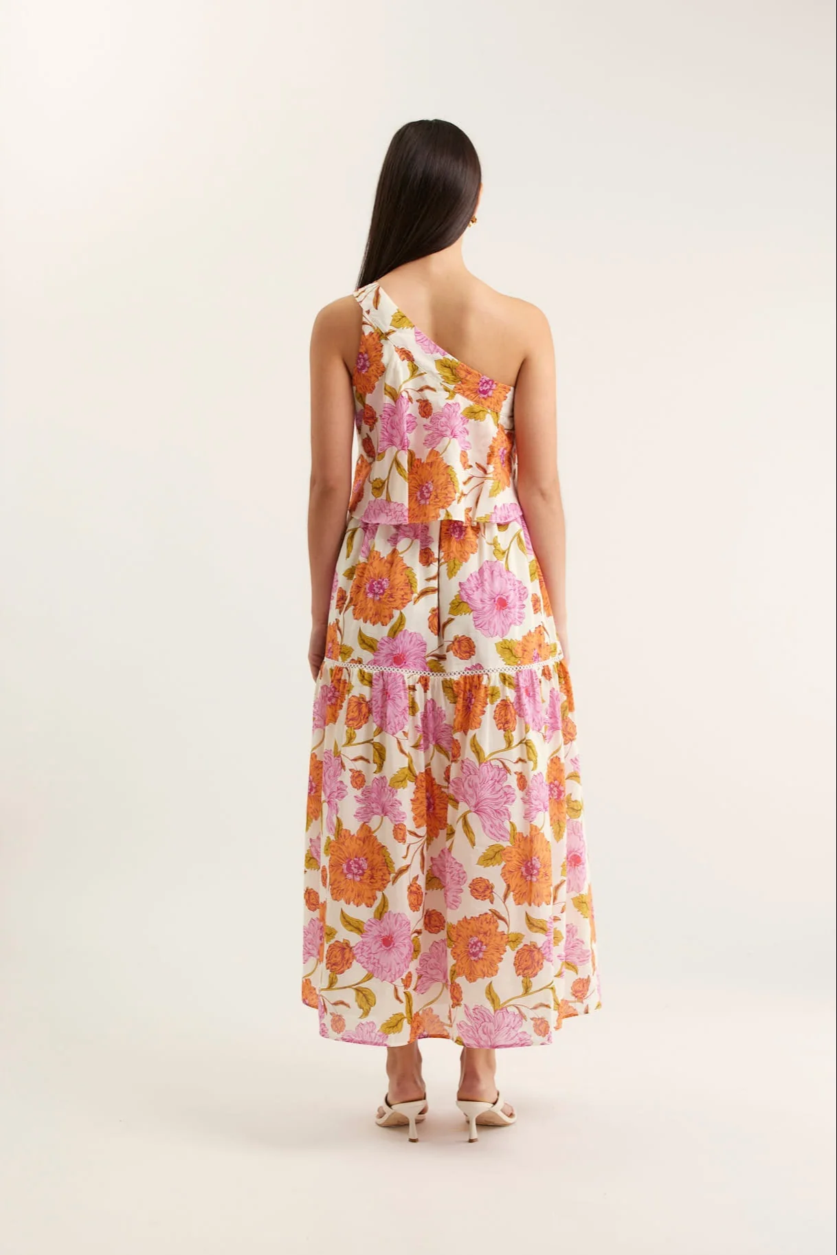 Olympia Calypso Dress In Pink - Image 4