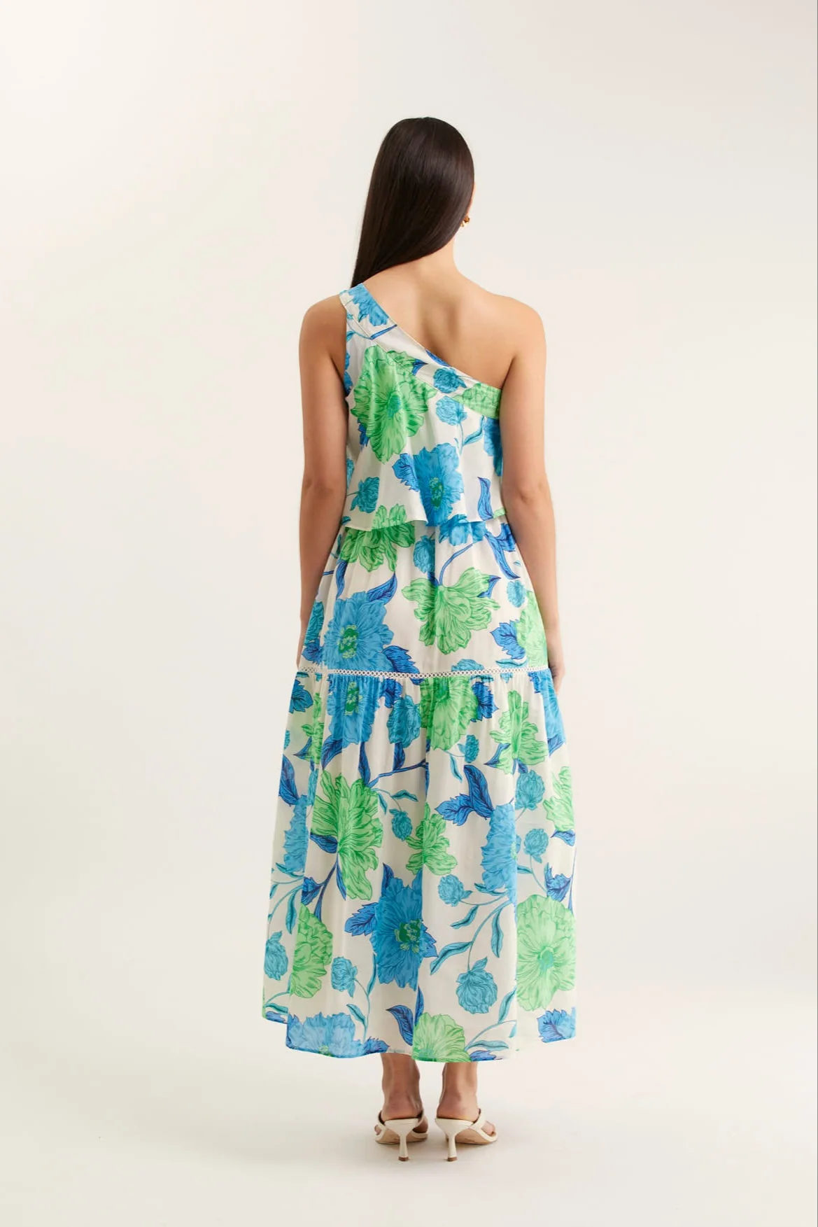 Olympia Calypso Dress In Blue - Image 2