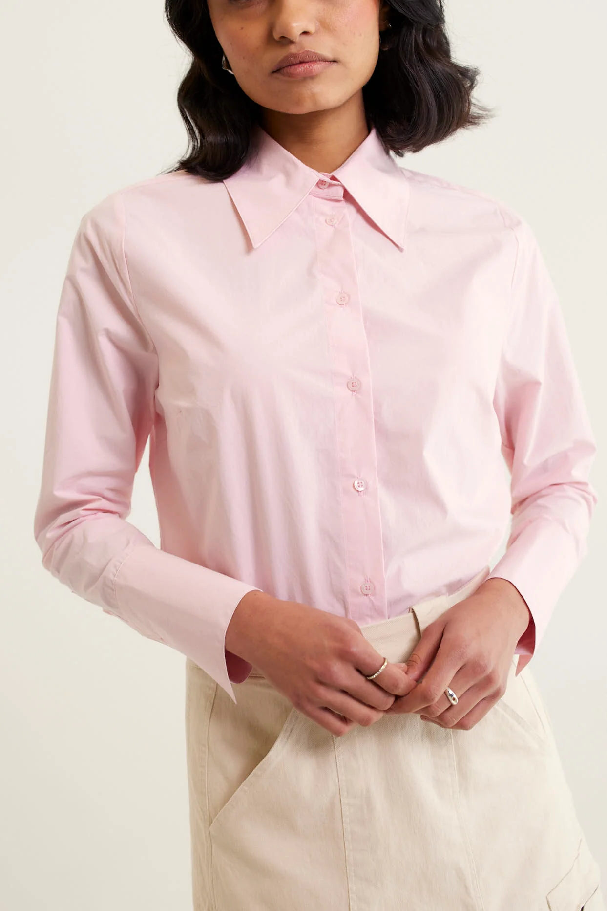 Primrose Pima Cotton Shirt In Blossom - Image 2