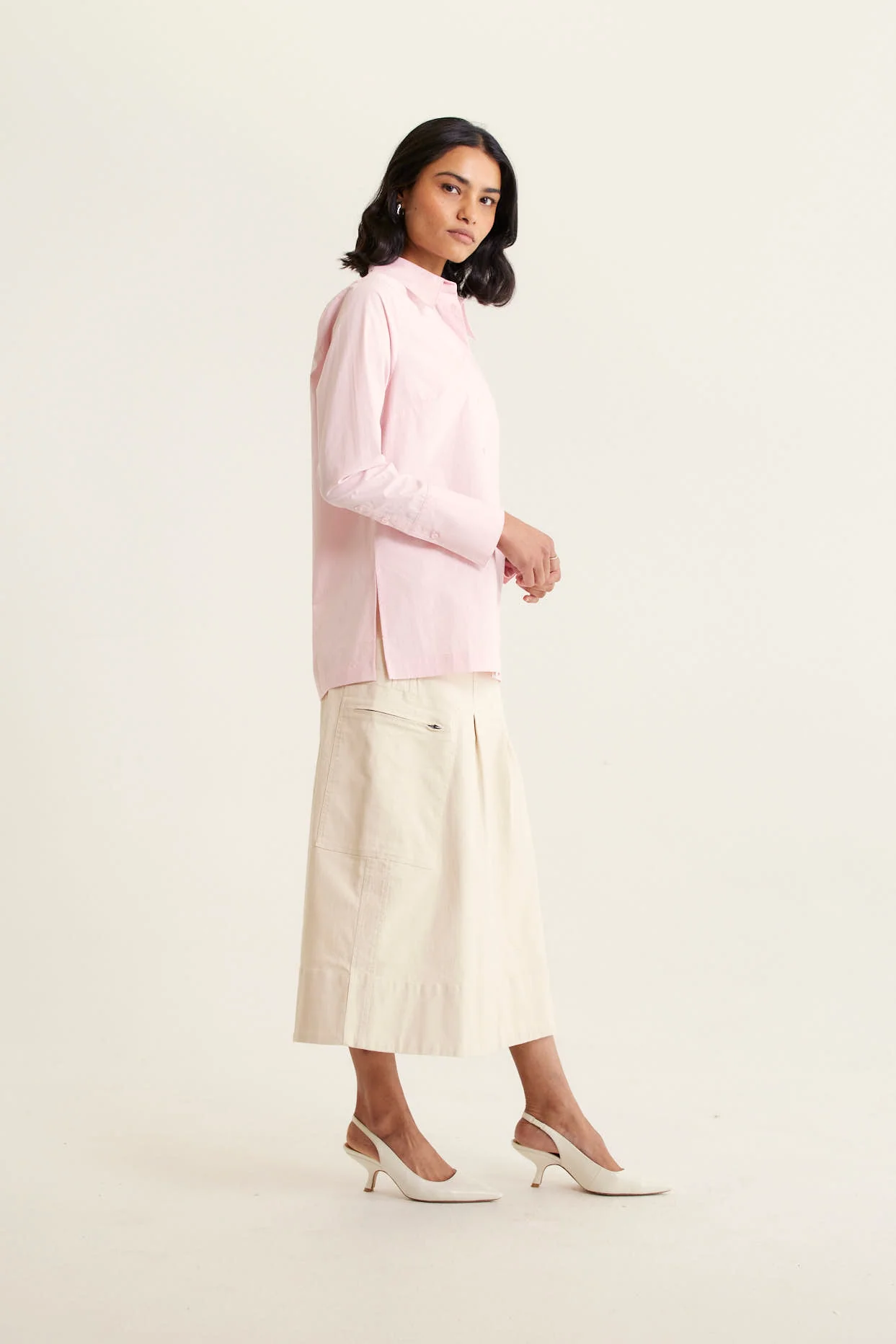 Primrose Pima Cotton Shirt In Blossom - Image 4