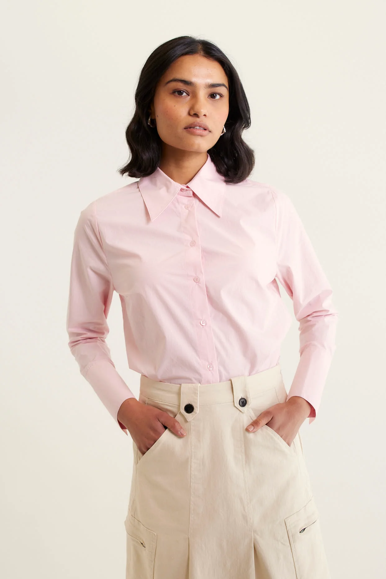 Primrose Pima Cotton Shirt In Blossom - Image 5