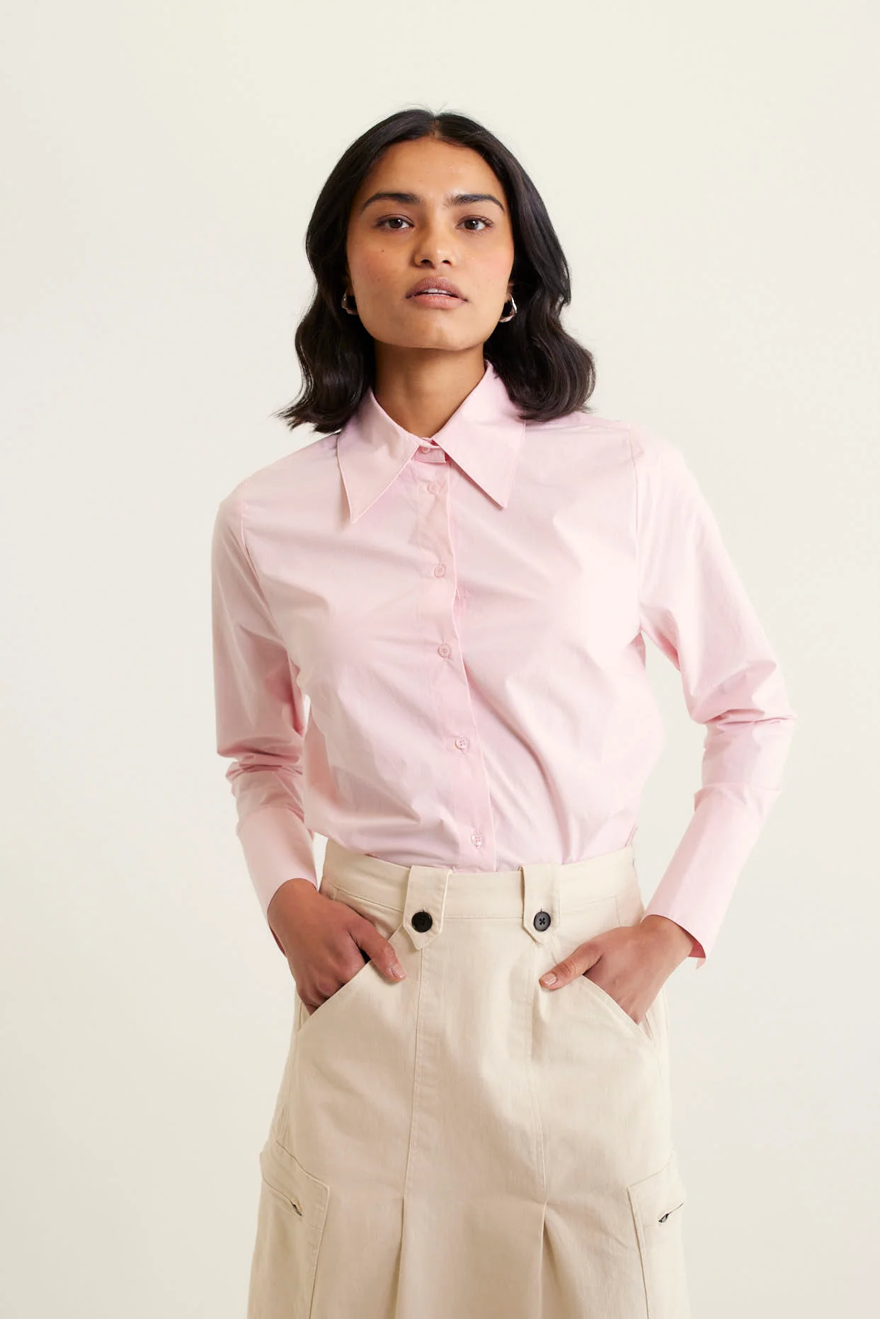 Primrose Pima Cotton Shirt In Blossom - Image 6