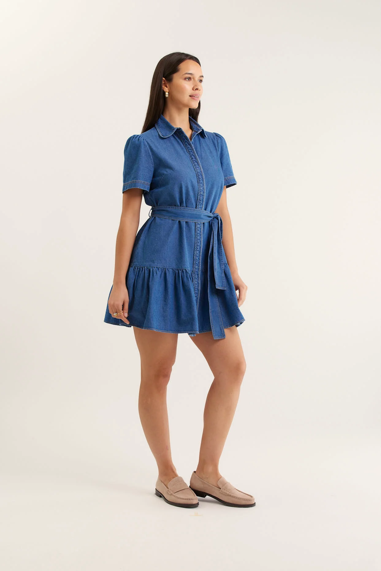 Renae Denim Dress - Image 4