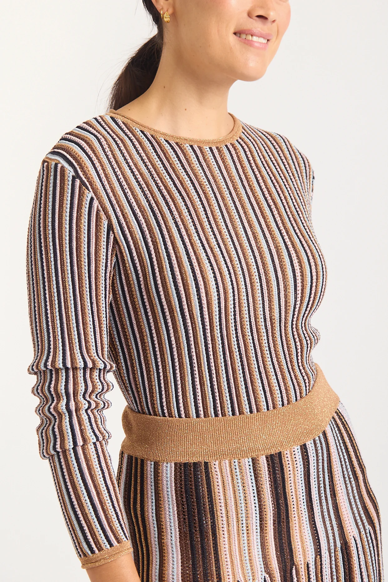 Simran Lurex Top In Moonlight - Image 3