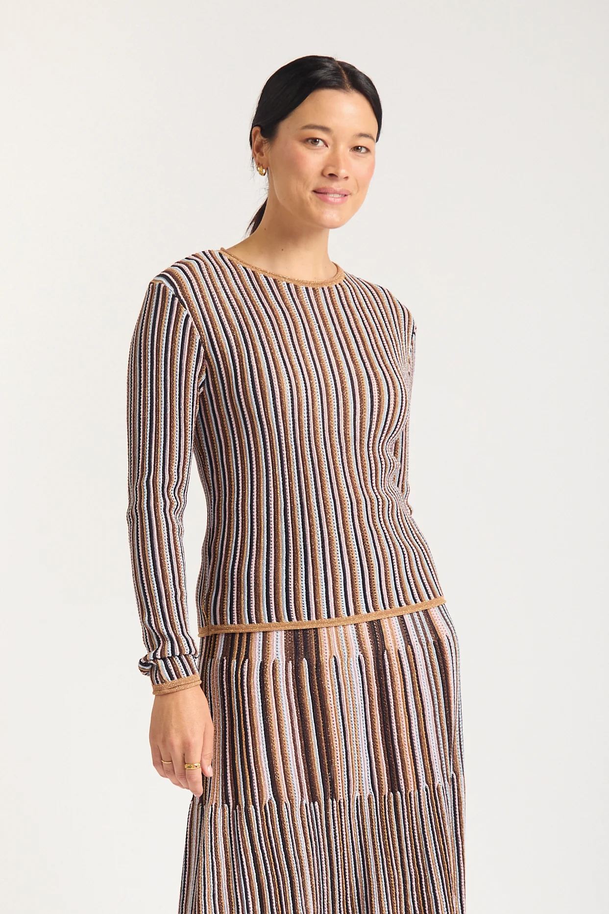 Simran Lurex Top In Moonlight - Image 5