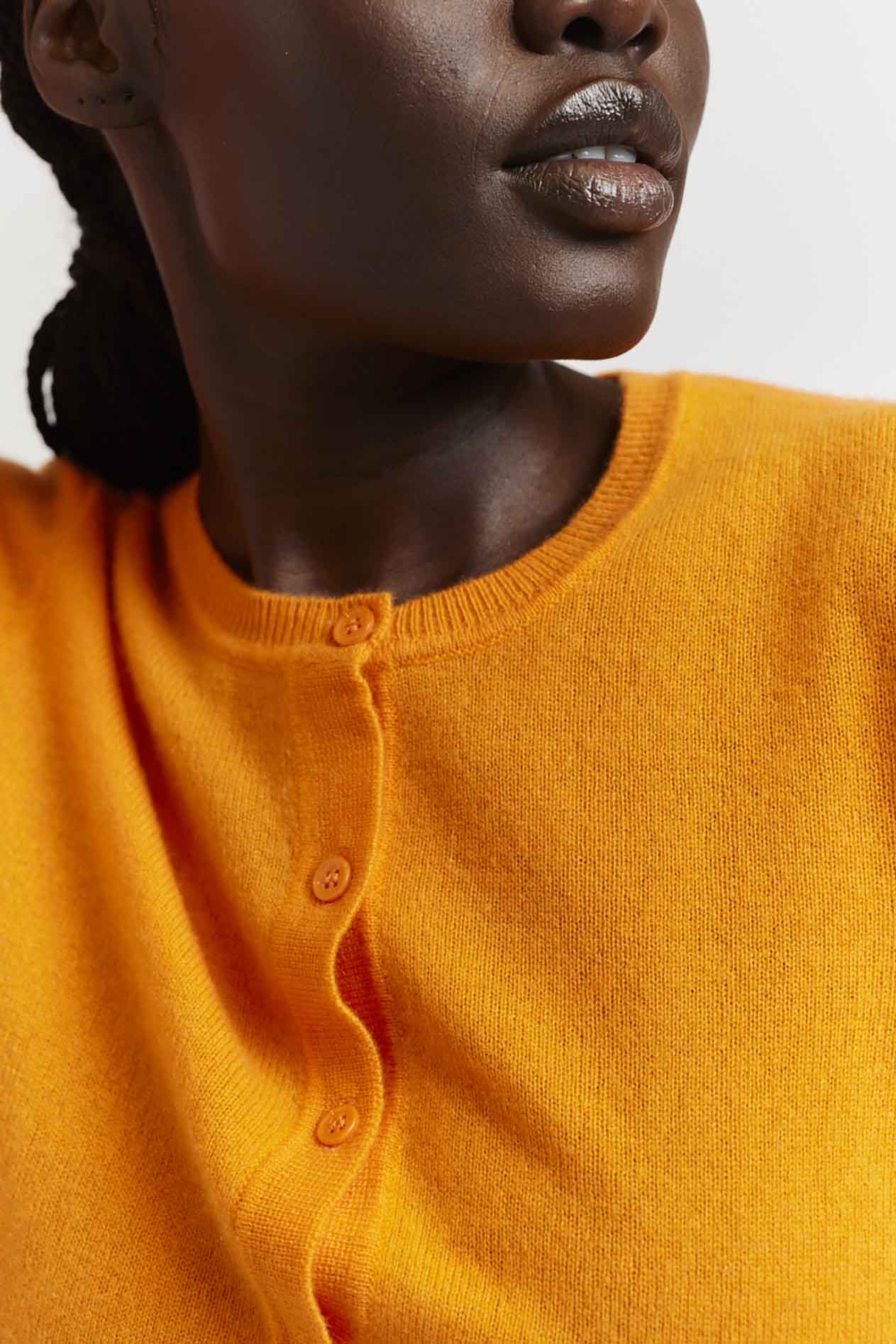 Sophia Cashmere Cardi in Sunset - Image 4