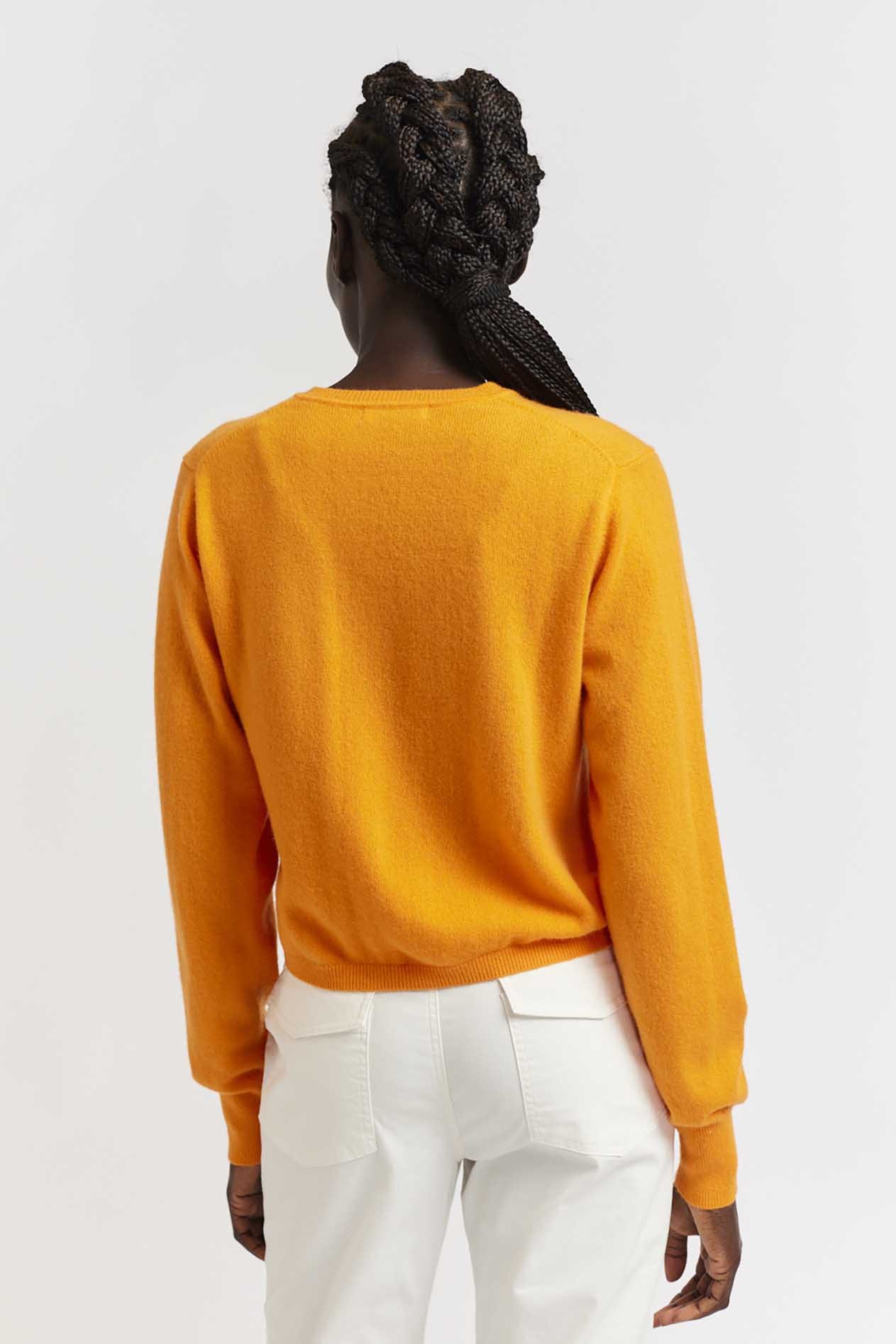 Sophia Cashmere Cardi in Sunset - Image 6