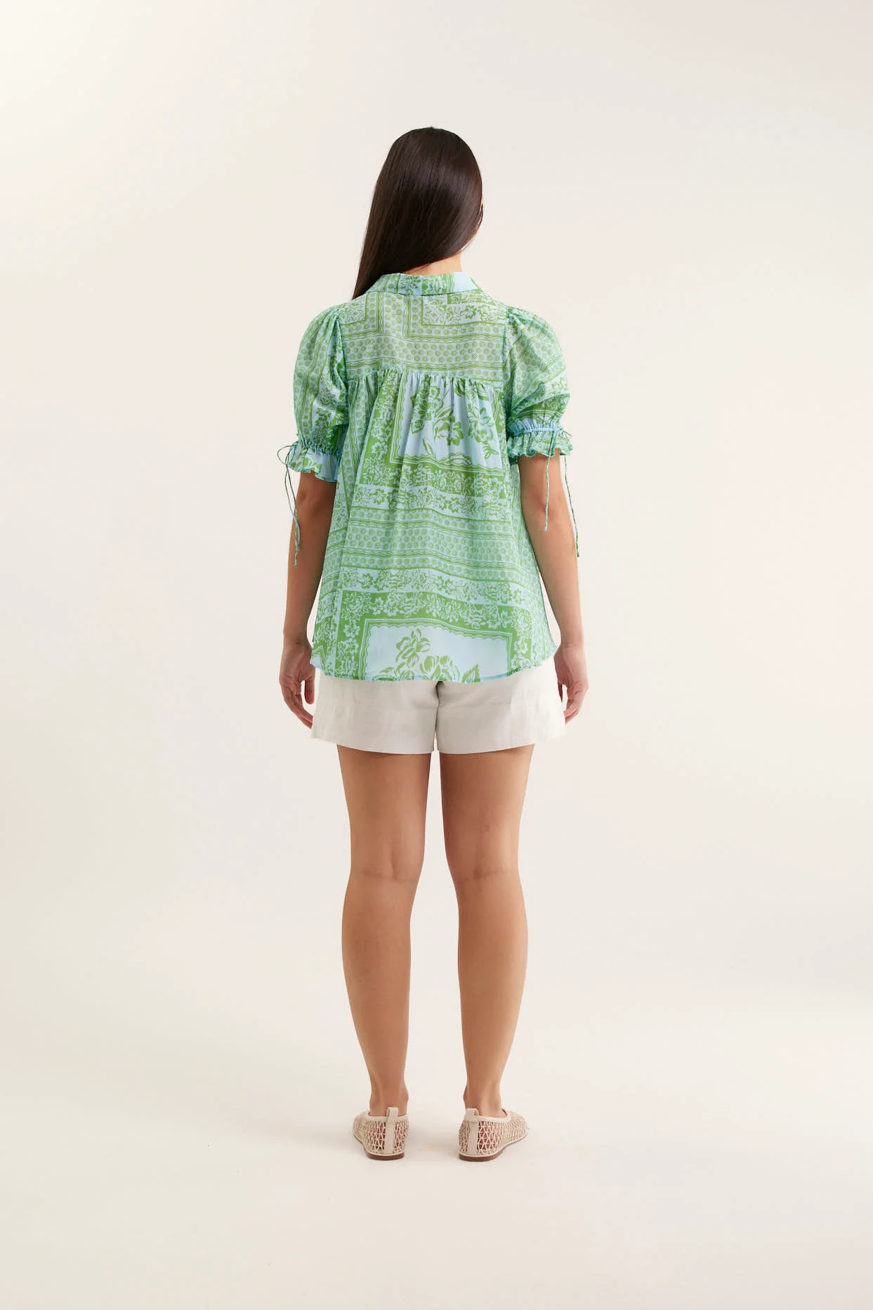 Tessa Shirt In Florentine Print - Image 2