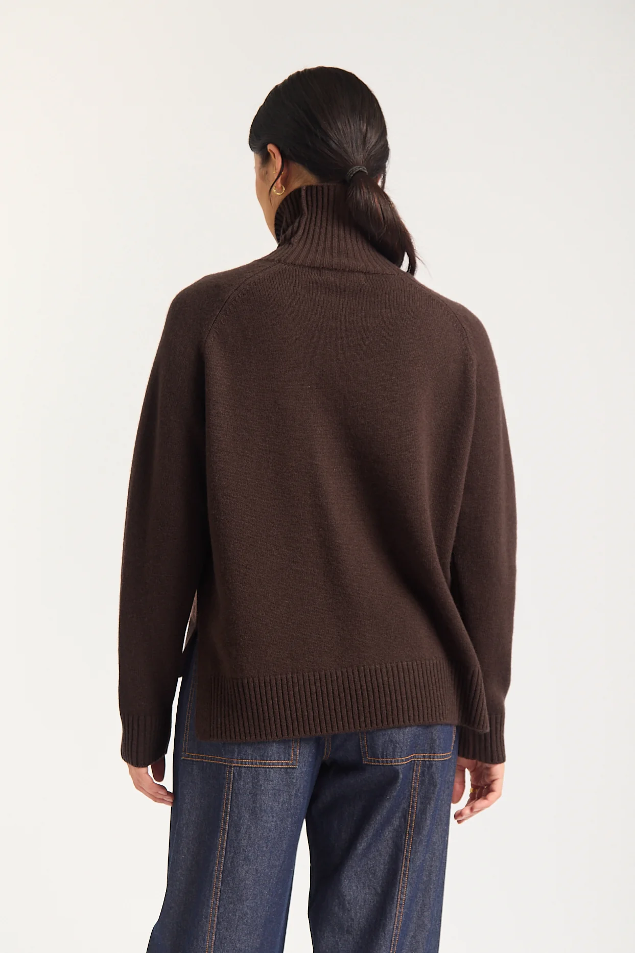 Toastie Merino Cashmere Polo In Contemplation - Image 3