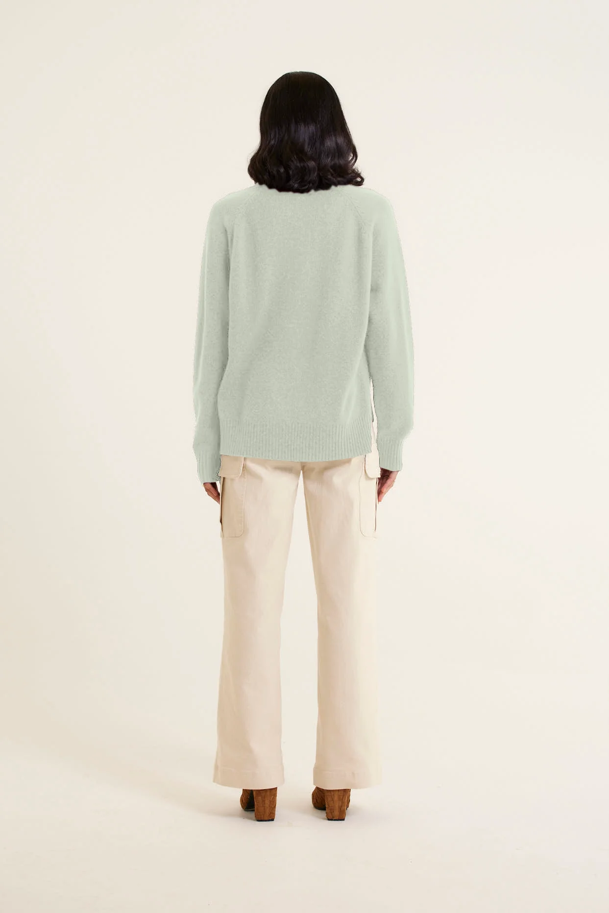 Toastie Merino Cashmere Polo In Early Spring - Image 2